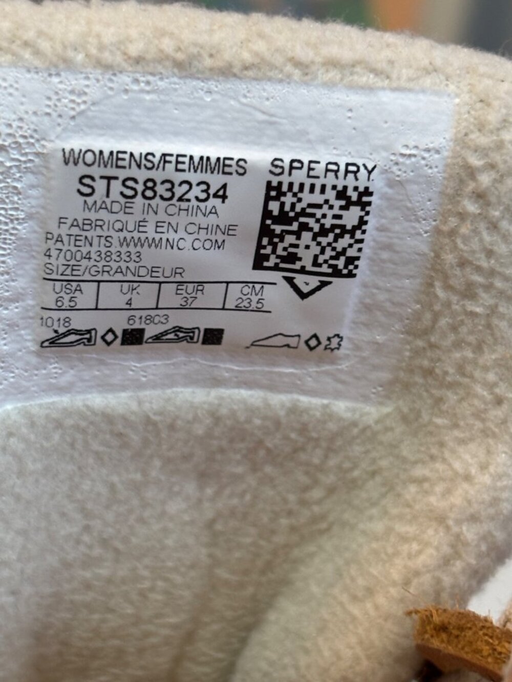 Sperry Womens  Duck Boots Size 6.5 Beige & Tan Waterproof Rubber Sole & Canvas U - Picture 2 of 10